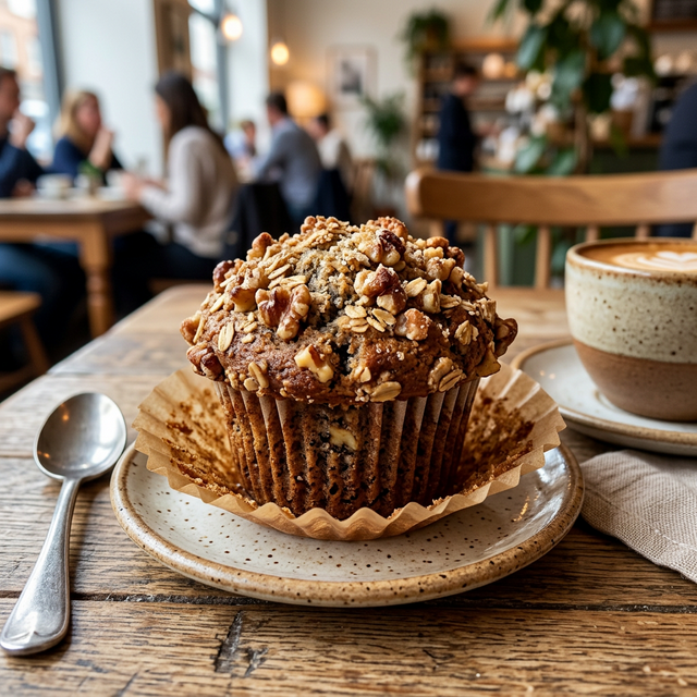 Vegan Banana Walnut Muffin