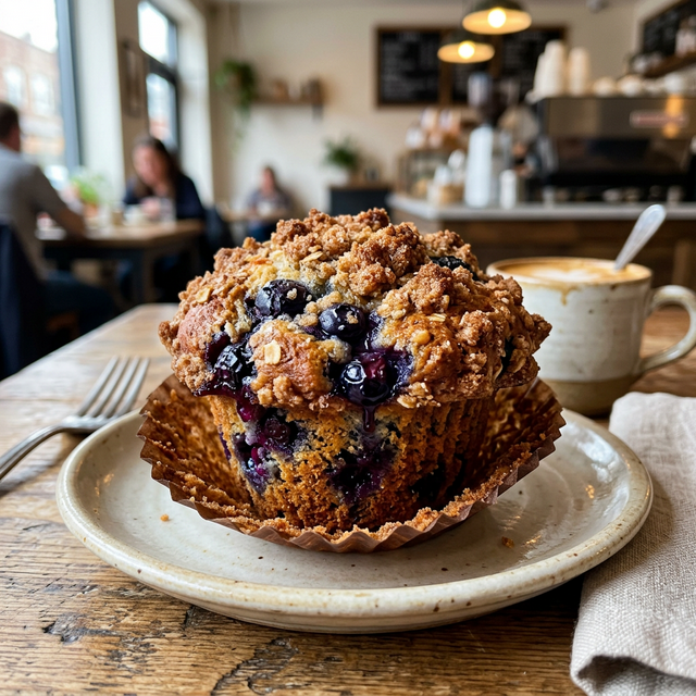 Blueberry Crumble Muffin